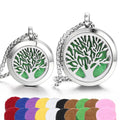 Aromatherapy Essential Oil Diffuser Necklace Tree of Life Cloud Design Stainless Steel Locket JEAN SMILE Au supplements