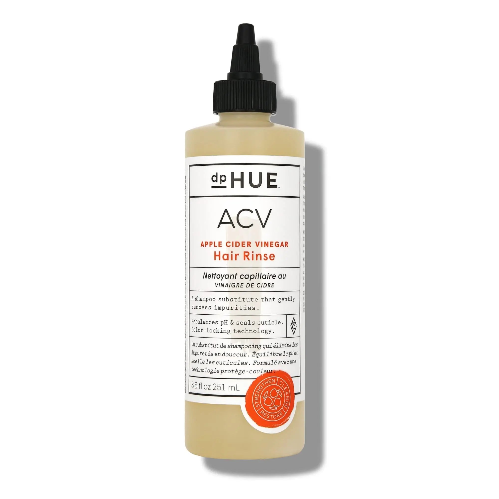 dpHUE Apple Cider Vinegar Hair Rinse, 8.5 oz - Shampoo Alternative & Scalp Cleanser dpHUE Au supplements