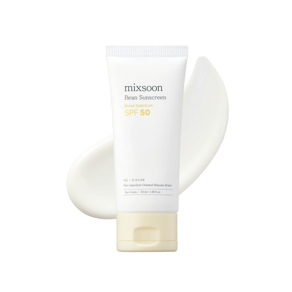 mixsoon Bean Sunscreen-Lightweight Airy Texture SPF 50 Korean Sunscreen for Face