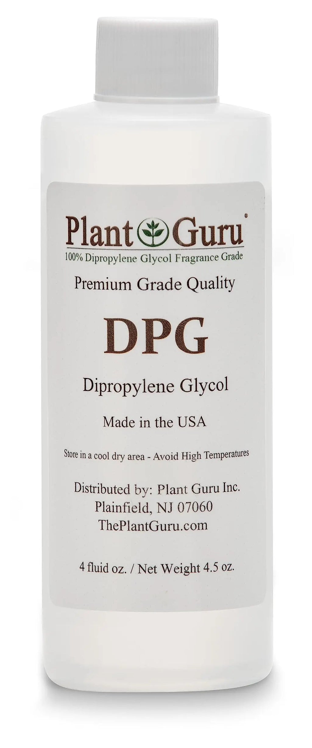 Dipropylene Glycol DPG 4 fl. oz. - Fragrance Grade Carrier Oil - Great for Incense Making Plant Guru Au supplements