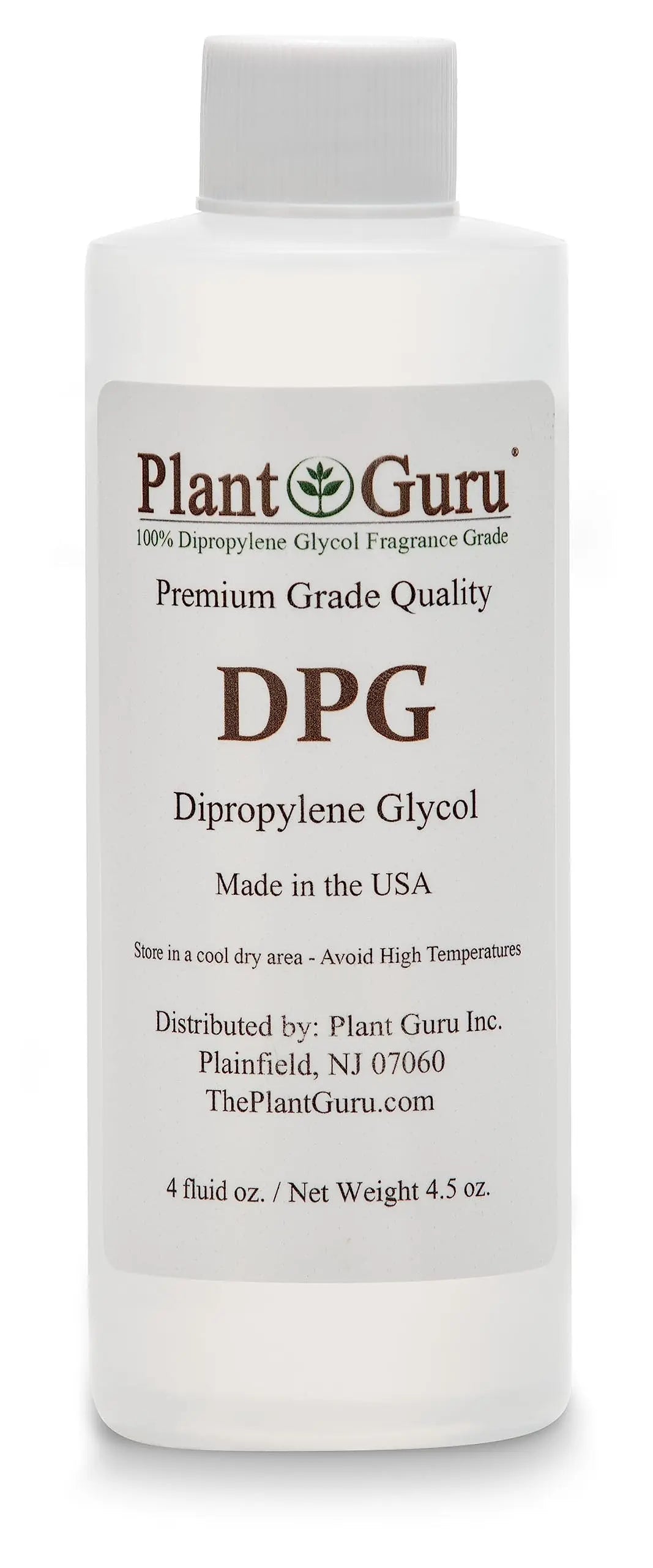 Dipropylene Glycol DPG 4 fl. oz. - Fragrance Grade Carrier Oil - Great for Incense Making Plant Guru Au supplements