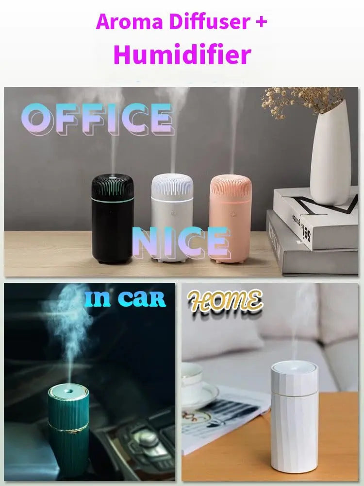 55tech in Car Aroma Diffuser Humidifier with LED Light Colors - Refresh and Relax While Driving USB 55tech Au supplements