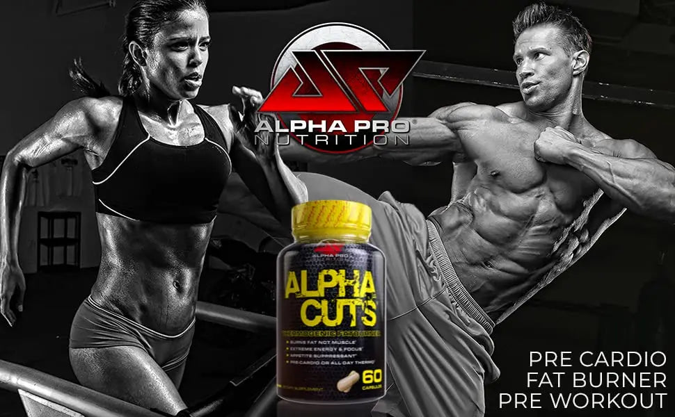 ALPHA CUTS Capsules Fat Burner Thermogenic Men Women Pre Cardio Workout Weight Loss ALPHA CUTS Au supplements