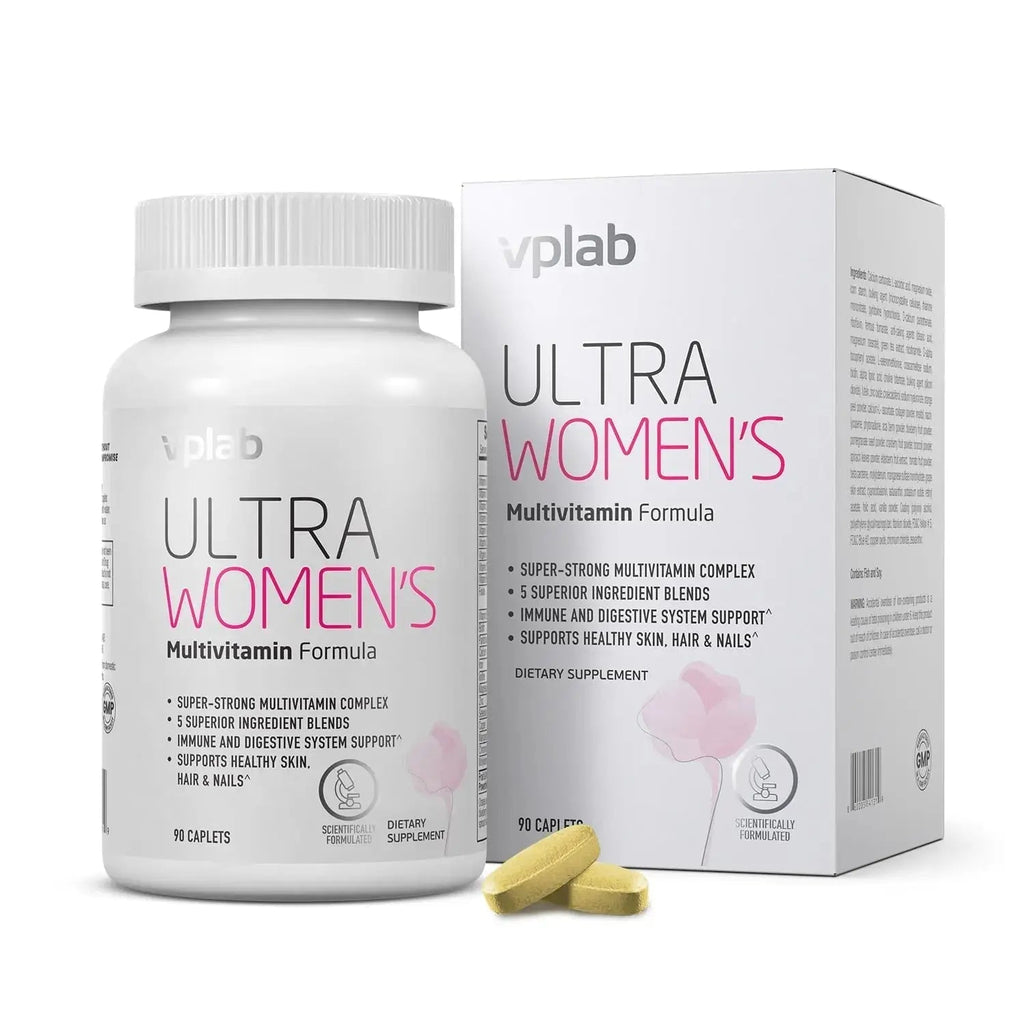 VPLab Ultra Women's Multivitamin Formula - Supplement for Hair, Skin & Nails with Biotin, Iron, Vitamin B, D, C & Zinc, Folate vplab nutrition Au supplements