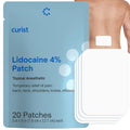 Curist Super Stick Lidocaine Patches Topical Pain Relief - Long Lasting Adhesive for Back Relief, Neck Relief, Sore Muscle Relief (20 Patches -1 Pack - 3x5 Lidocaine 4% Patches) Curist Au supplements