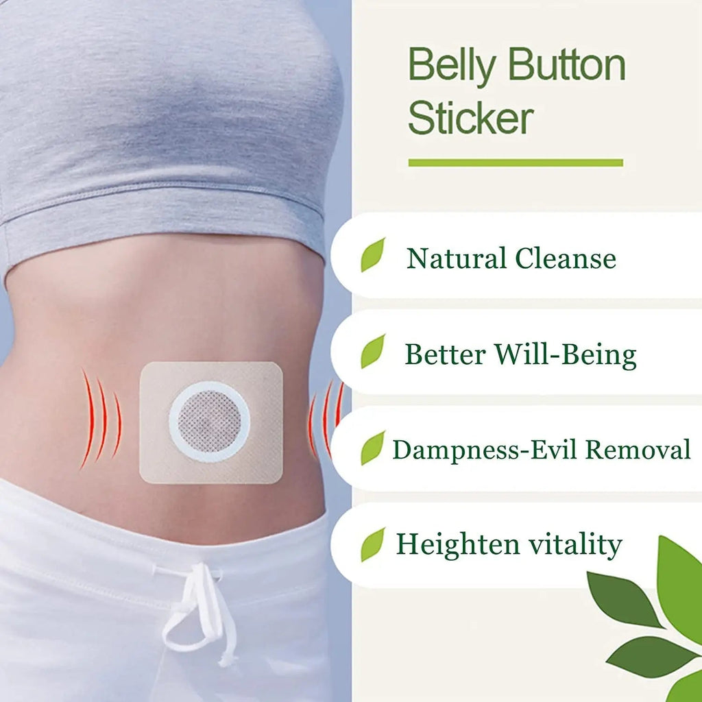 Hairline Mugwort Belly Button Patch, Natural Mugwort Essence Patch, Moxibustion Patch Hairline Au supplements