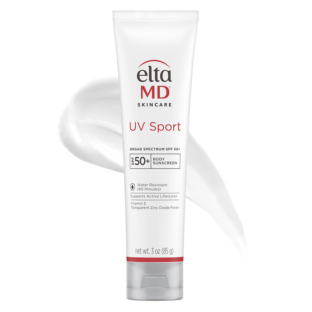 EltaMD UV Sport Sunscreen Lotion SPF 50 - Face and Body Sunscreen SPF 50, Water & Sweat Resistant
