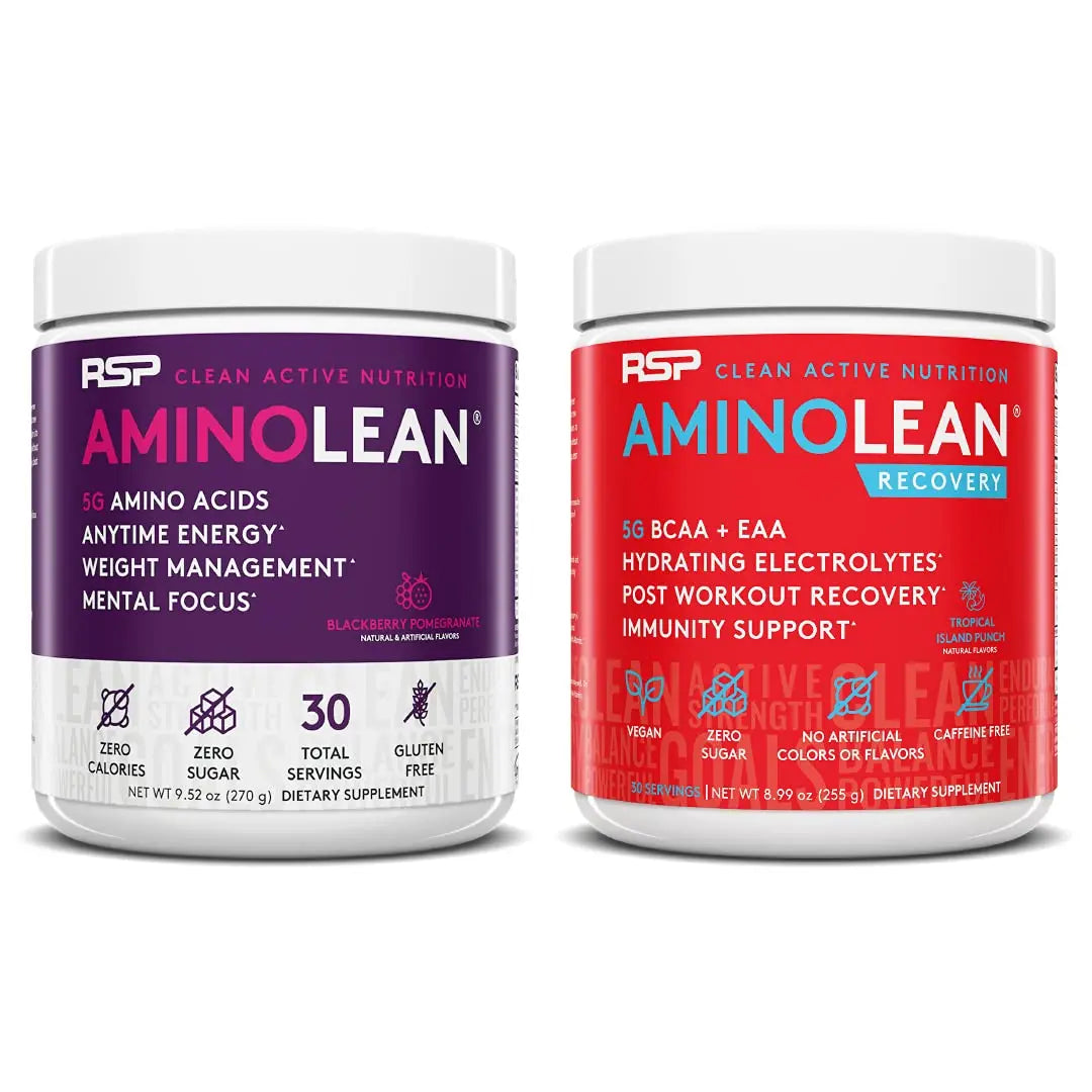 RSP NUTRITION AminoLean Pre Workout Energy (BlackBerry Pomegranate 30 Servings) RSP NUTRITION Au supplements