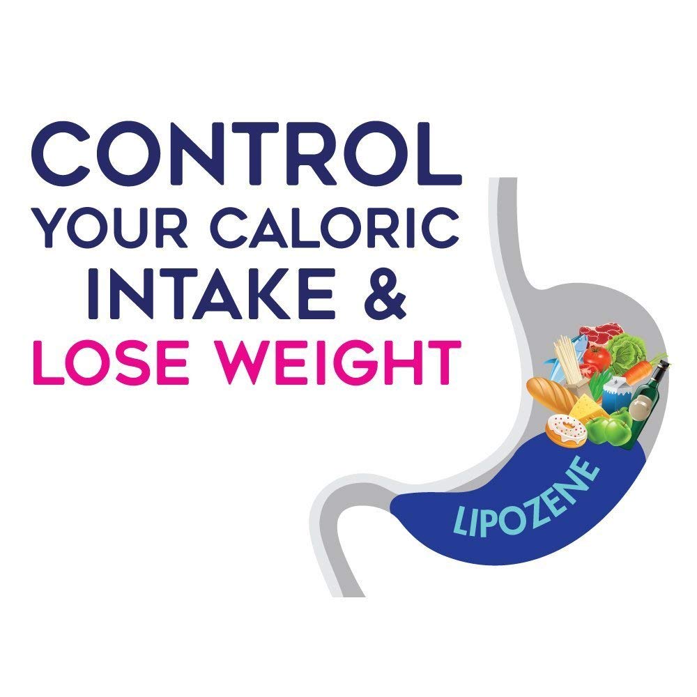 Lipozene Weight-Management Fiber Supplement, 60 Capsules | Non-Stimulant Glucomannan Formula for Healthy Lifestyle Support