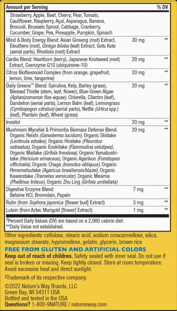 Alive! Once Daily Men's 50+ Ultra - 60 Tablets by Nature's Way Nature's Way Au supplements
