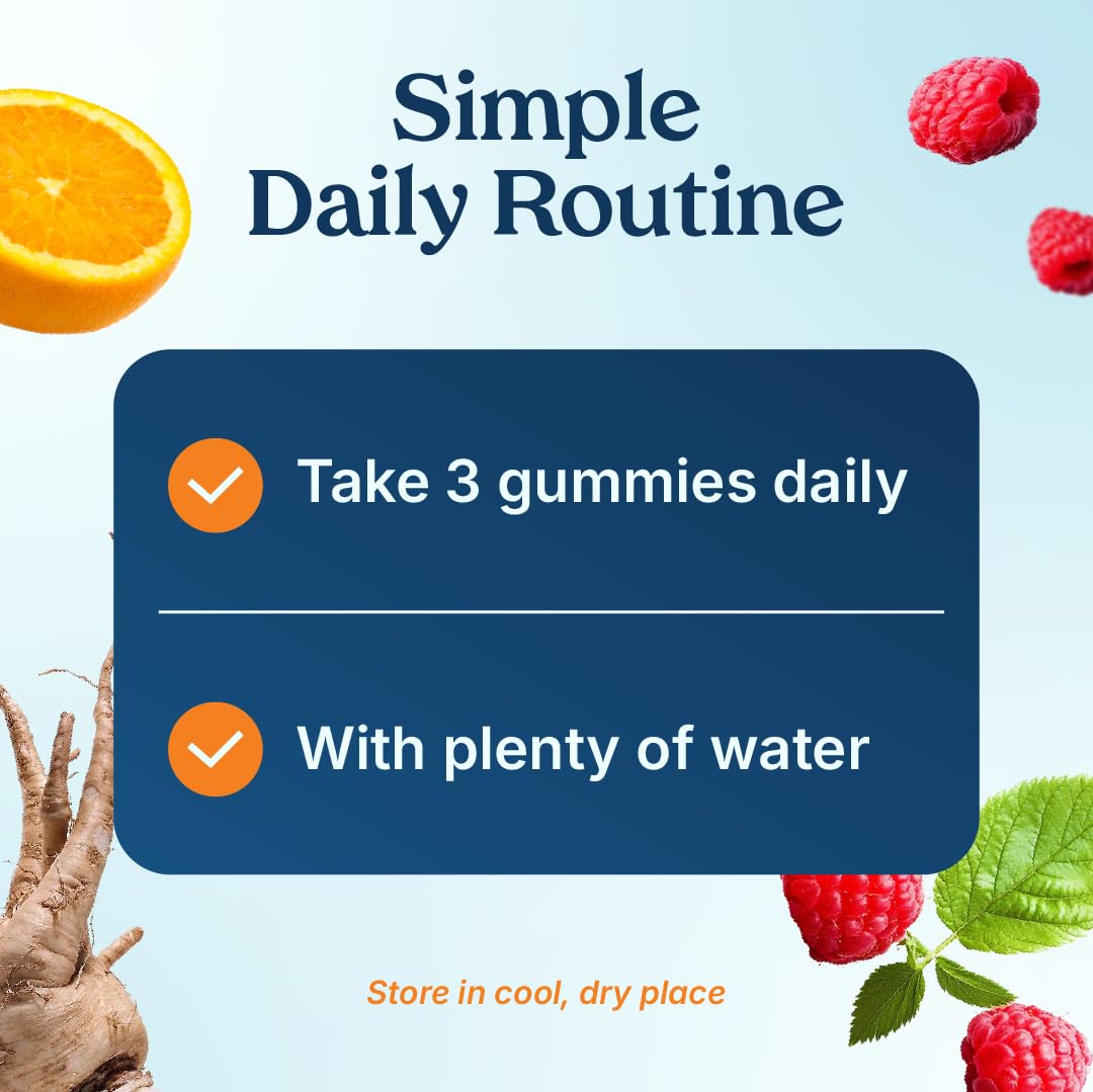 Poop Like a Champion Fiber Gummies – 5g Fiber per Serving, Non-GMO, Vegan, Digestive Support, 60 Pieces per Bottle