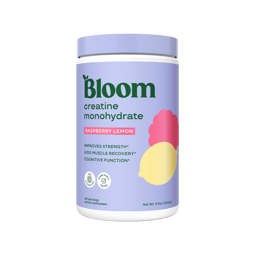 Bloom Nutrition Creatine Monohydrate Powder, 5g Micronized Creatine per Serving, Supports Muscle Recovery, Strength, Endurance, Pre or Post Workout, Gluten Free
