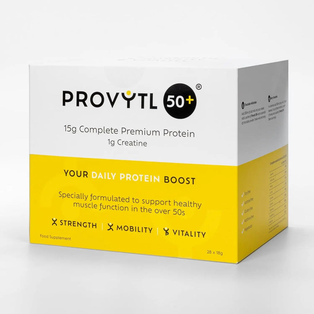 Provytl 50+ - Kick Start Your Protein Journey in 2024-15g Complete Protein and 1g Creatine Provytl Au supplements
