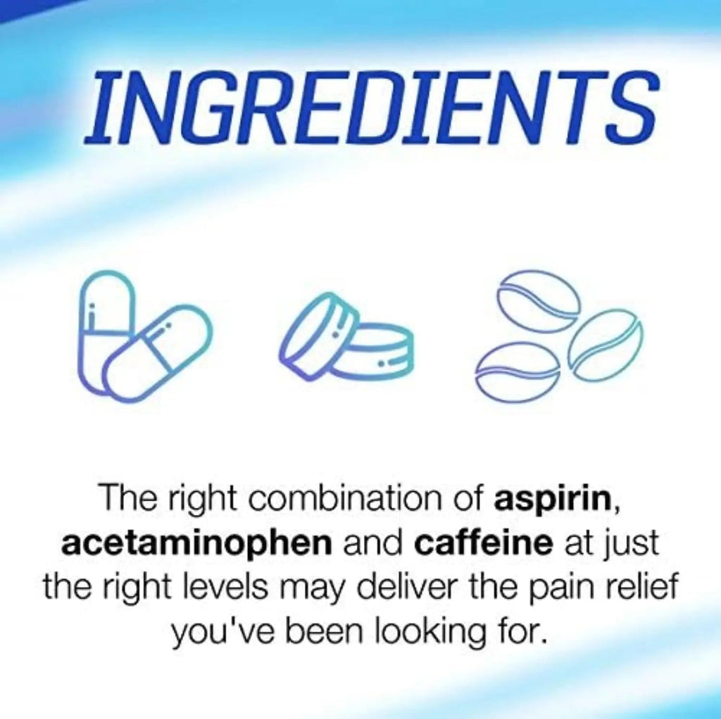 Vanquish Headache Relief, Acetaminophen, Aspirin, Caffeine, 100 Caplets, Packaging May Vary Vanquish Au supplements