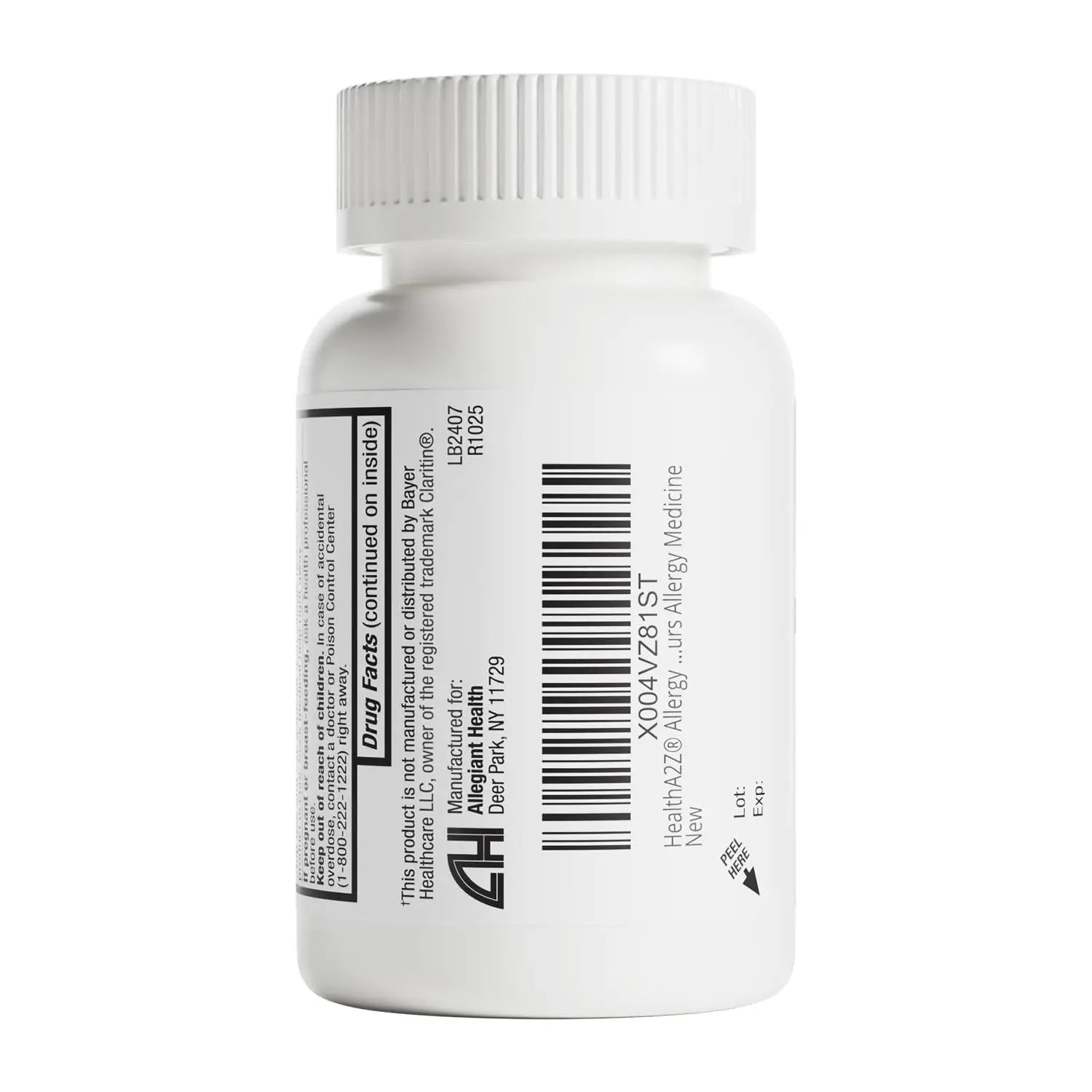 HealthA2Z® Allergy Relief | Loratadine 10mg Antihistamine | 500 Tablets | Dye Free | Relief from Itchy Throat, Sneezing, Runny Noses | 24-Hours Allergy Medicine HealthA2Z Au supplements