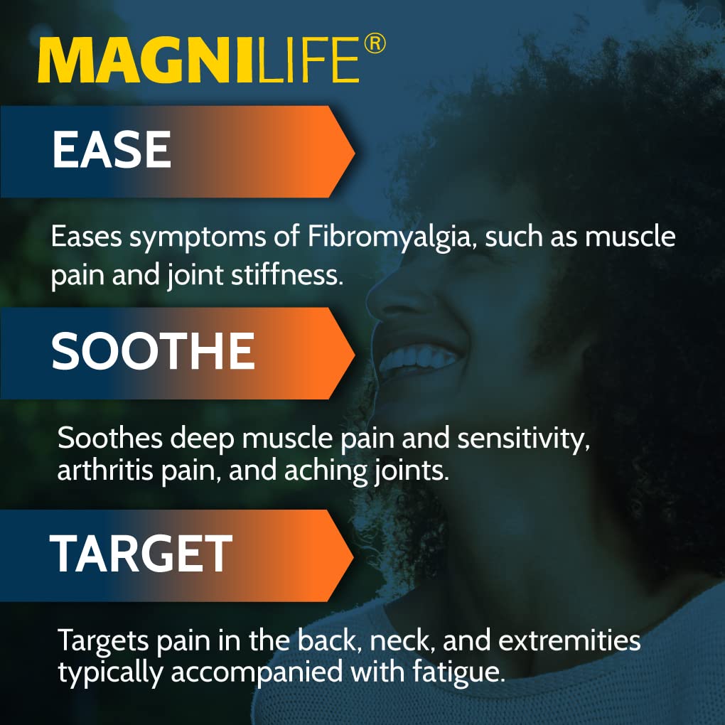 MagniLife Pain and Fatigue Relief Cream, 4 oz, Fast-Acting Relief for Fibromyalgia Symptoms, Muscle Aches & Joint Pain, Helps Relieve Soreness & Tenderness, Deep Penetrating Formula MagniLife Au supplements