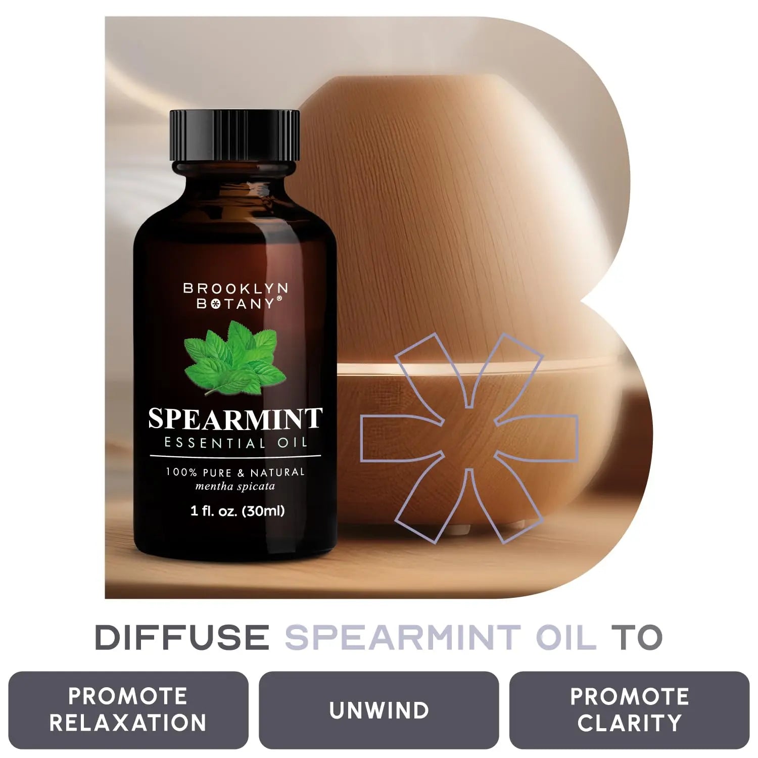 Brooklyn Botany Spearmint Essential Oil – 100% Pure and Natural – Premium Grade Oil Brooklyn Botany Au supplements