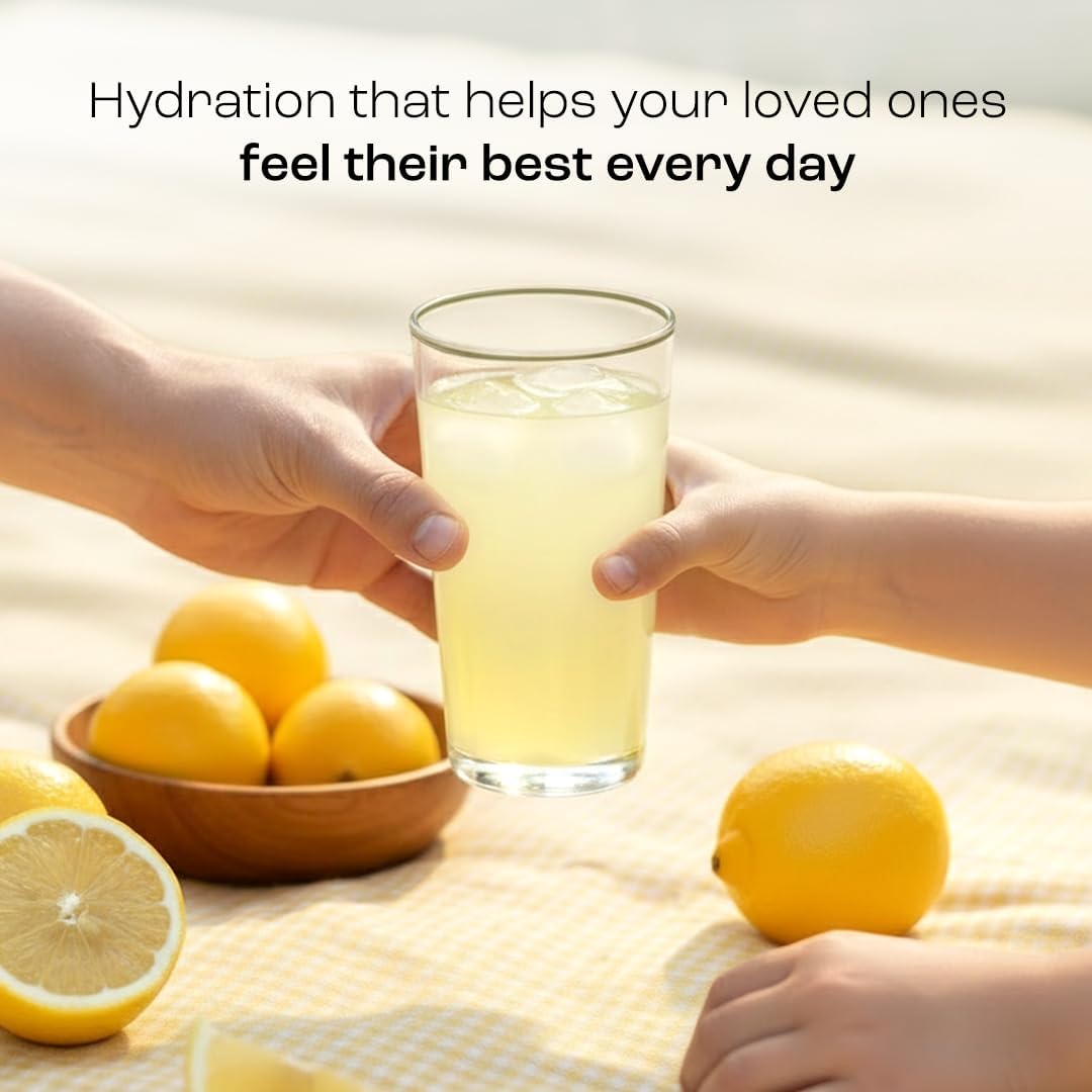 KEY NUTRIENTS Multivitamin Electrolytes Powder No Sugar - Refreshing Lemonade Electrolyte Powder - Sodium & Energy Supplement - Hydration Powder