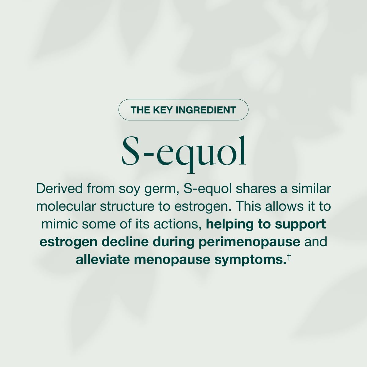 EQUELLE Multi-Symptom Perimenopause & Menopause Relief Relief from Hot Flashes, Muscle Aches & Supports More Sleep. Hormone-Free, Plant-Based S-Equol – 1 Month Supply (60 Tablets) EQUELLE Au supplements
