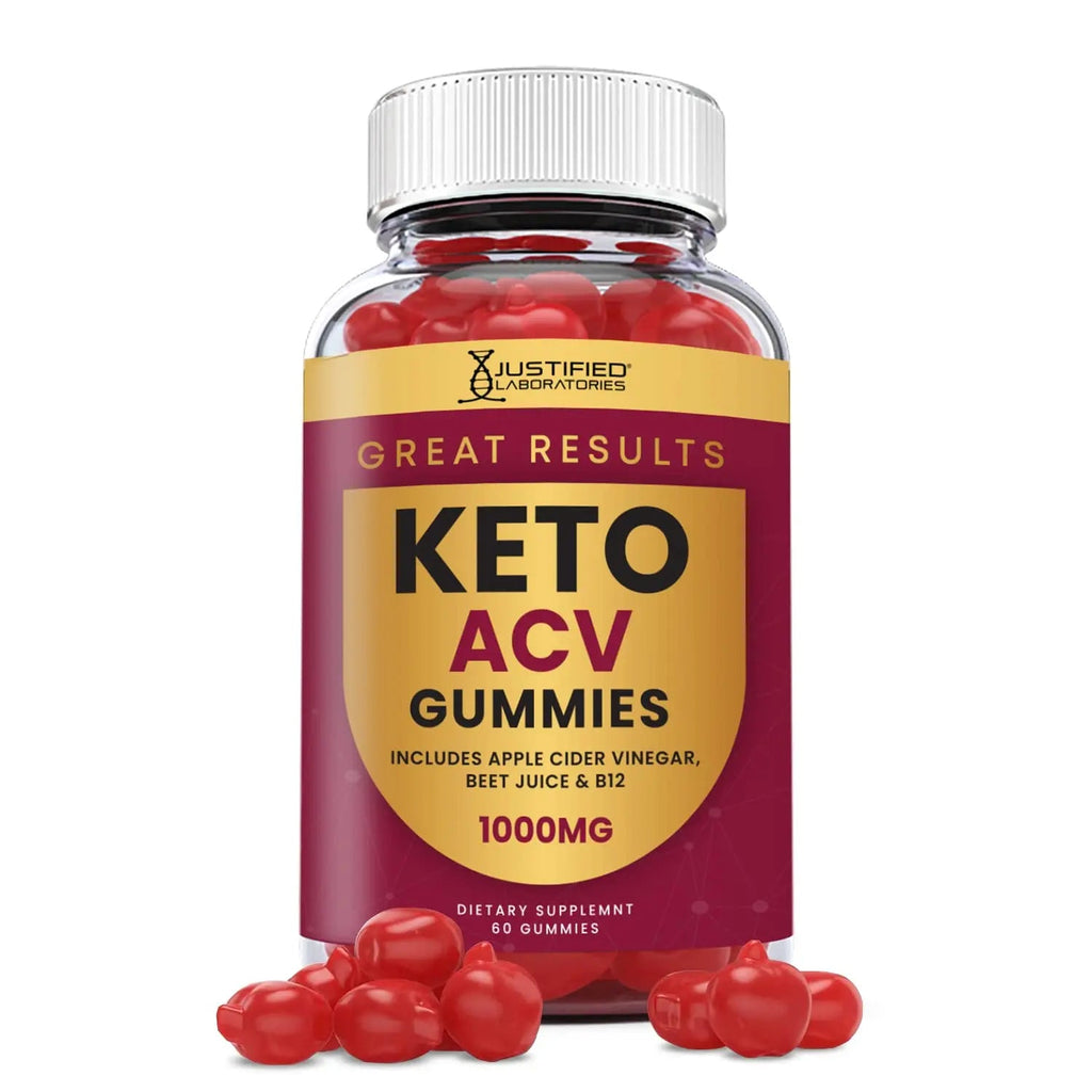 Justified Laboratories Great Results Keto ACV Gummies 1000MG with Pomegranate Juice Justified Laboratories Au supplements