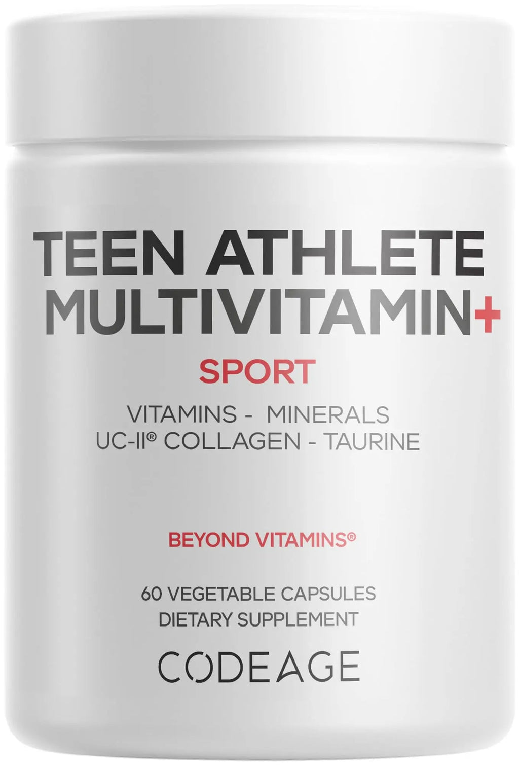 Codeage Teen Athlete Multivitamin+ Sports Supplement - Creatine, Methylated B Vitamins, Taurine, UC-II Collagen Codeage Au supplements
