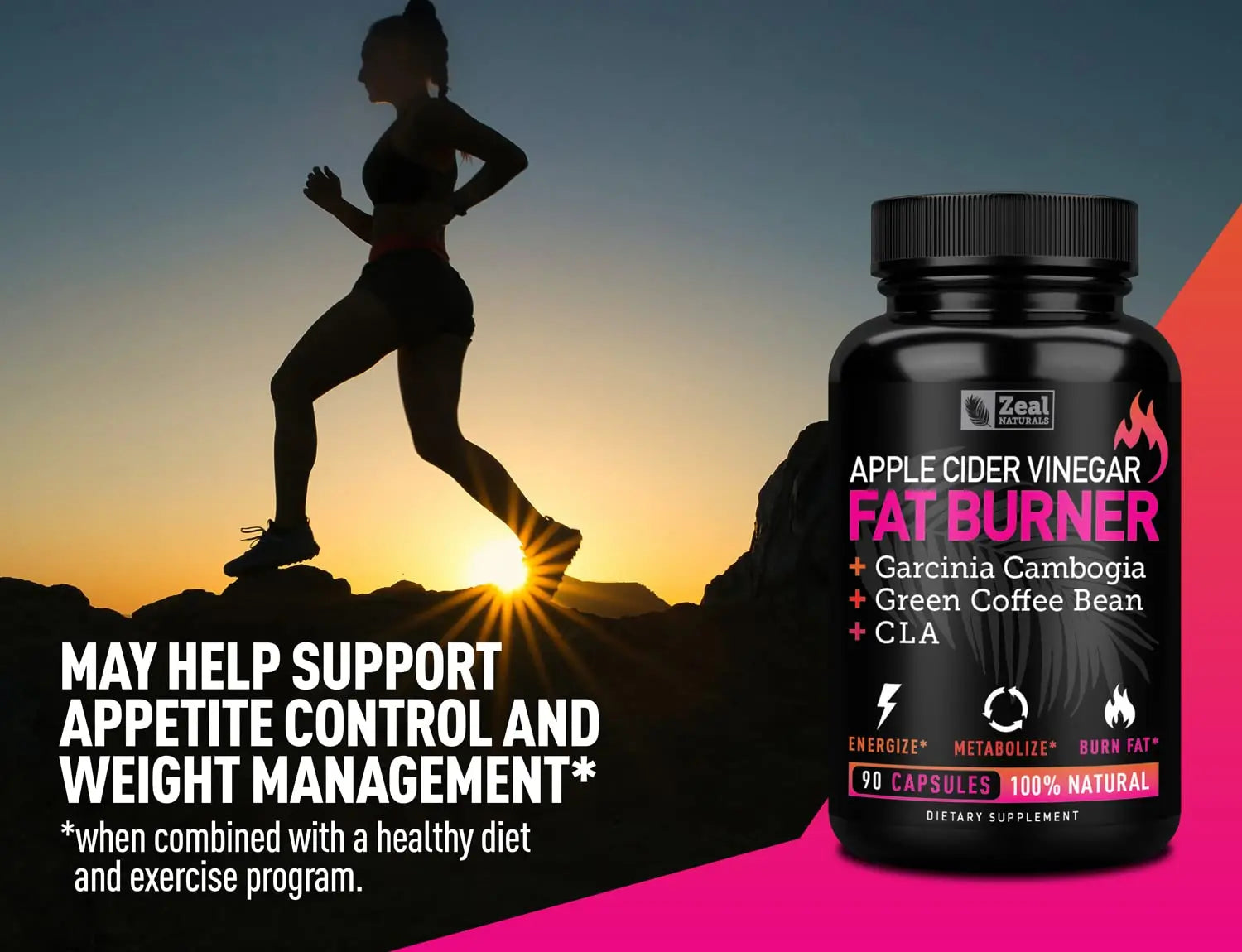 Apple Cider Vinegar Weight Management Pills for Women - Garcinia Cambogia + w. CLA Zeal Naturals Au supplements