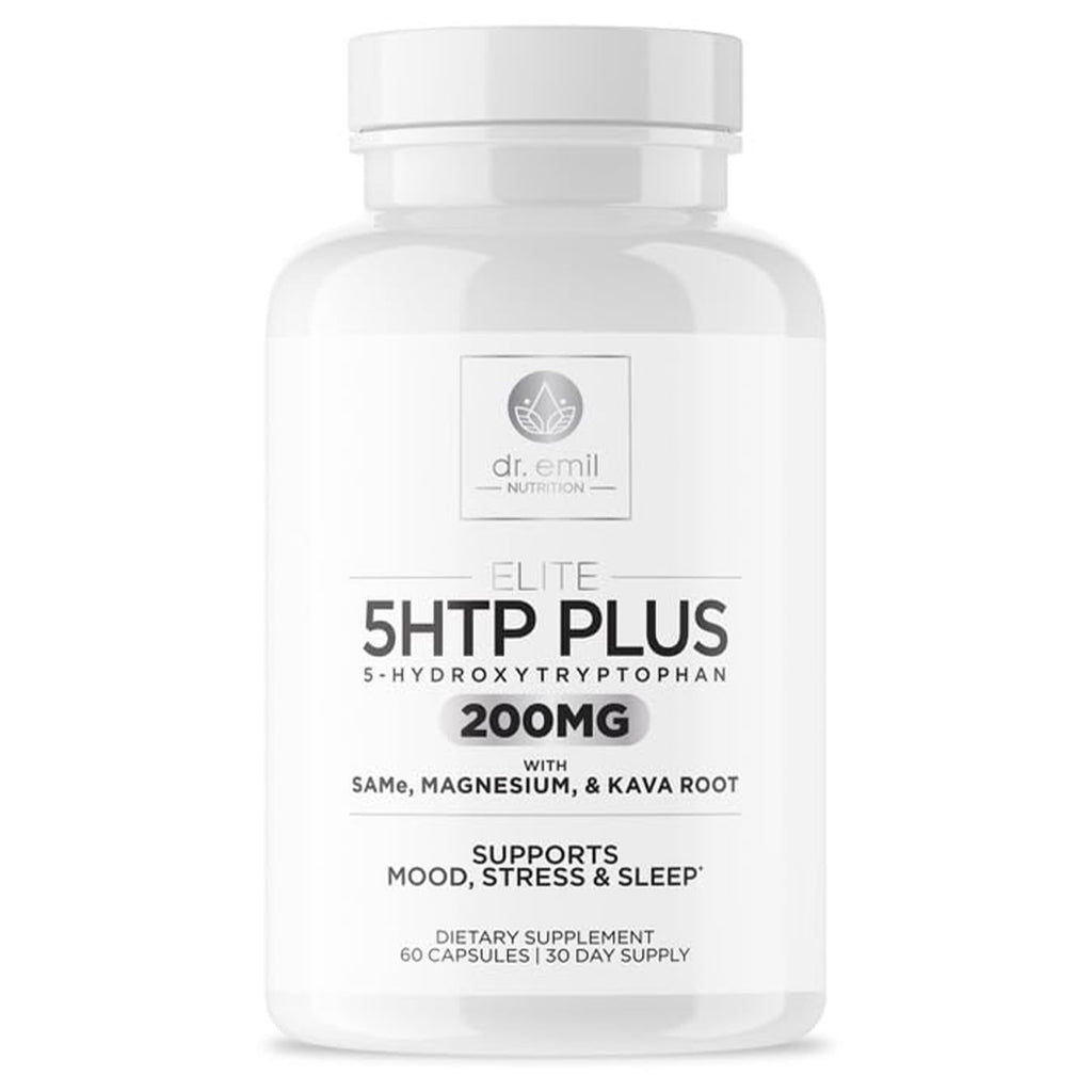 200 MG 5-HTP Elite with Kava Root Extract, Magnesium & SAM-e to Maintain Normal DR EMIL NUTRITION Au supplements
