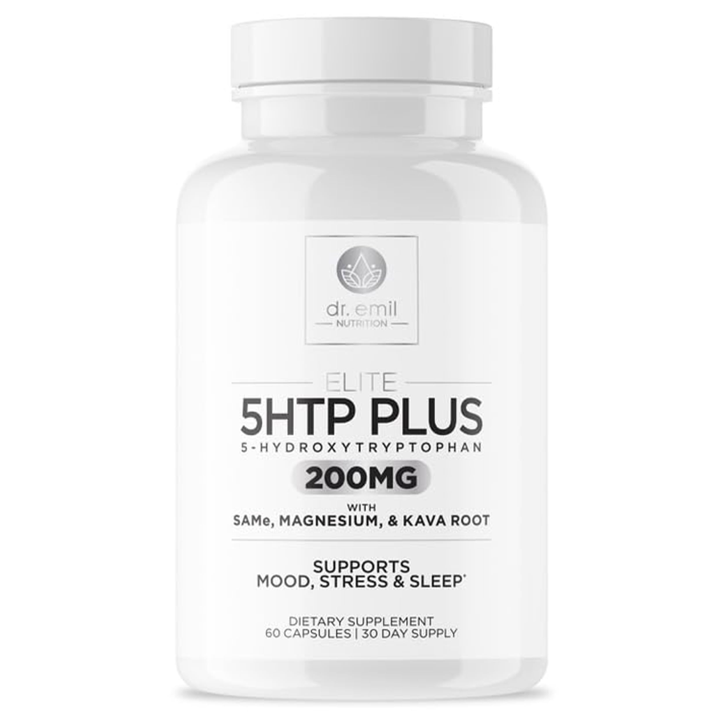 200 MG 5-HTP Elite with Kava Root Extract, Magnesium & SAM-e to Maintain Normal DR EMIL NUTRITION Au supplements