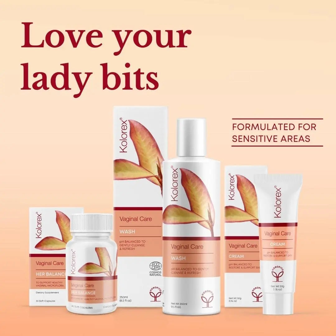 Kolorex® Vaginal CareCream, Natural Herbs soothes Intimate Areas, Replenish Sensitive Skin. Kolorex Au supplements