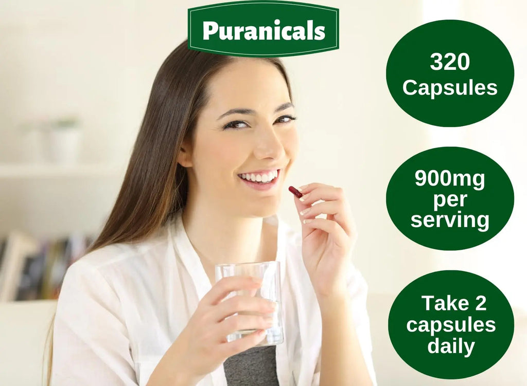 Puranicals Beet Premium 320 Capsules Nitric Oxide Booster | Herbal Supplement | 900 mg Puranicals Au supplements