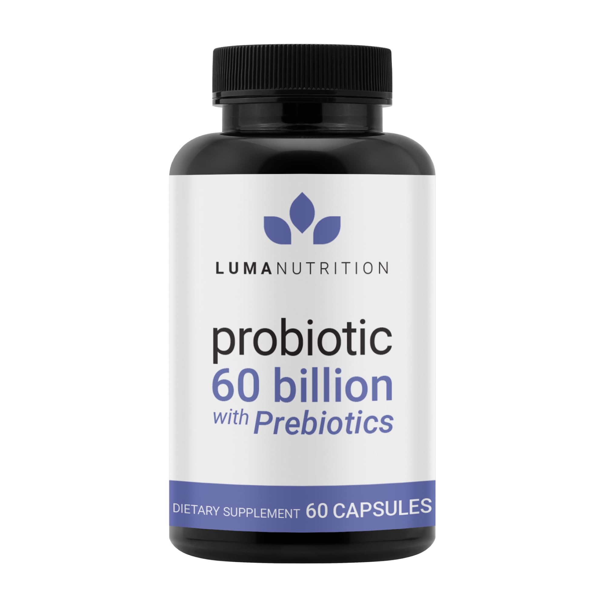 Luma Nutrition Probiotics 60 Billion CFU with Prebiotics - Probiotics for Women and Men - Formulated for Digestive Enzyme Health - Vegan & Gluten-Free - 60 Capsules Luma Nutrition Au supplements