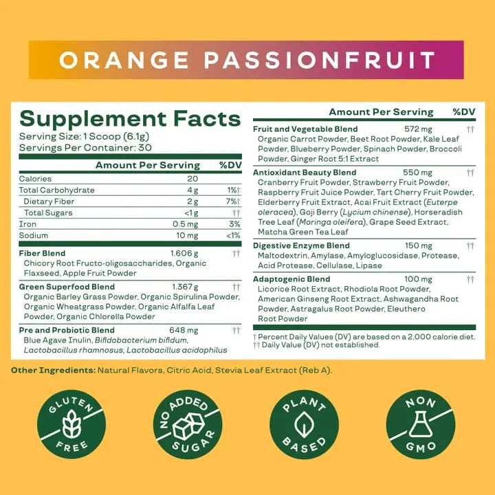 Bloom Nutrition x Mama Karls Super Greens Powder Juice Mix - Probiotics Bloom Nutrition Au supplements