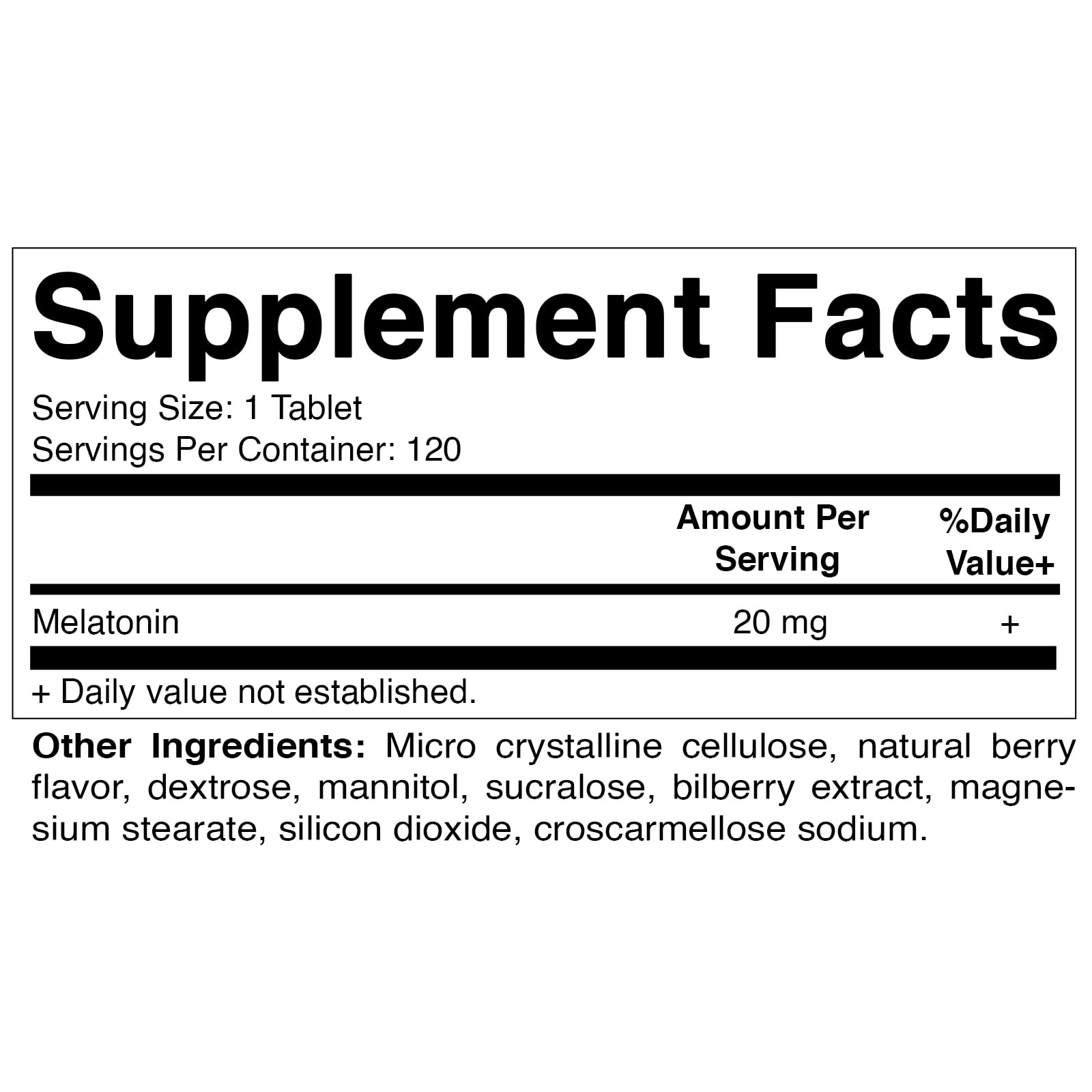 Vitamatic Melatonin 20mg Tablets | Vegetarian, Non-GMO, 6 pack Vitamatic Au supplements
