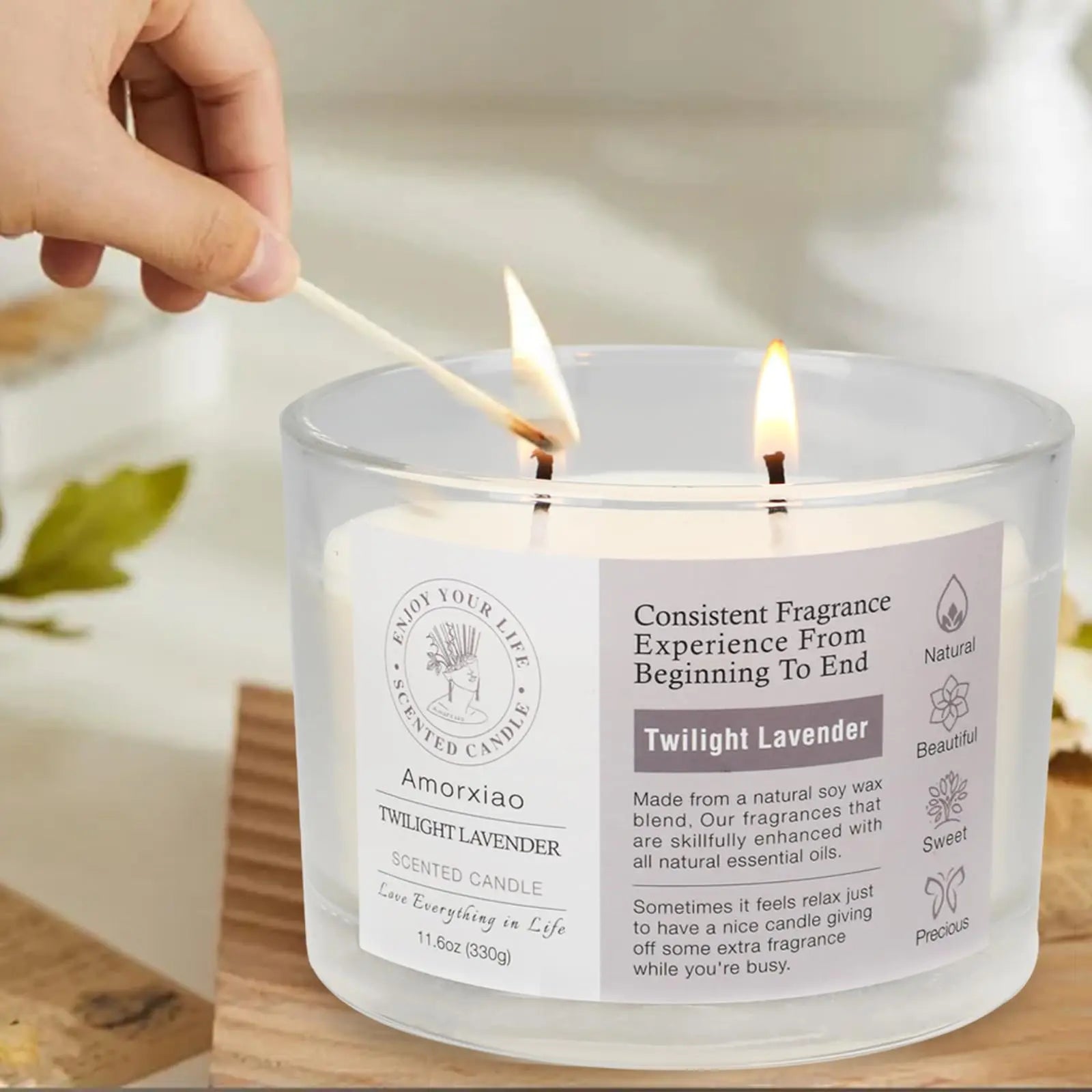 3 Pack Candles for Home Scented, 34.8 oz 240 Hour Long Lasting Candles Set, Grapefruit &Lavender ROSIANS Au supplements