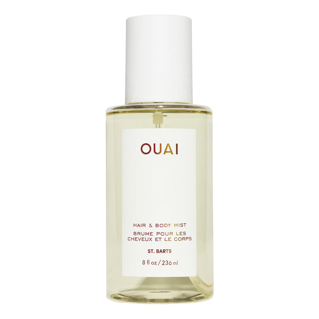 OUAI St. Barts Hair and Body Mist - Tropical-Scented Hair Perfume and Body Spray - Notes of Dragonfruit, Orange Blossom, Tuberose & Musk (8 Fl Oz) OUAI Au supplements