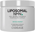Codeage Liposomal NMN & TMG Supplement - Nicotinamide Mononucleotide NAD+ Precursor, Betaine Anhydrous Trimethylglycine TMG - Non-GMO - 30 Capsules Codeage Au supplements