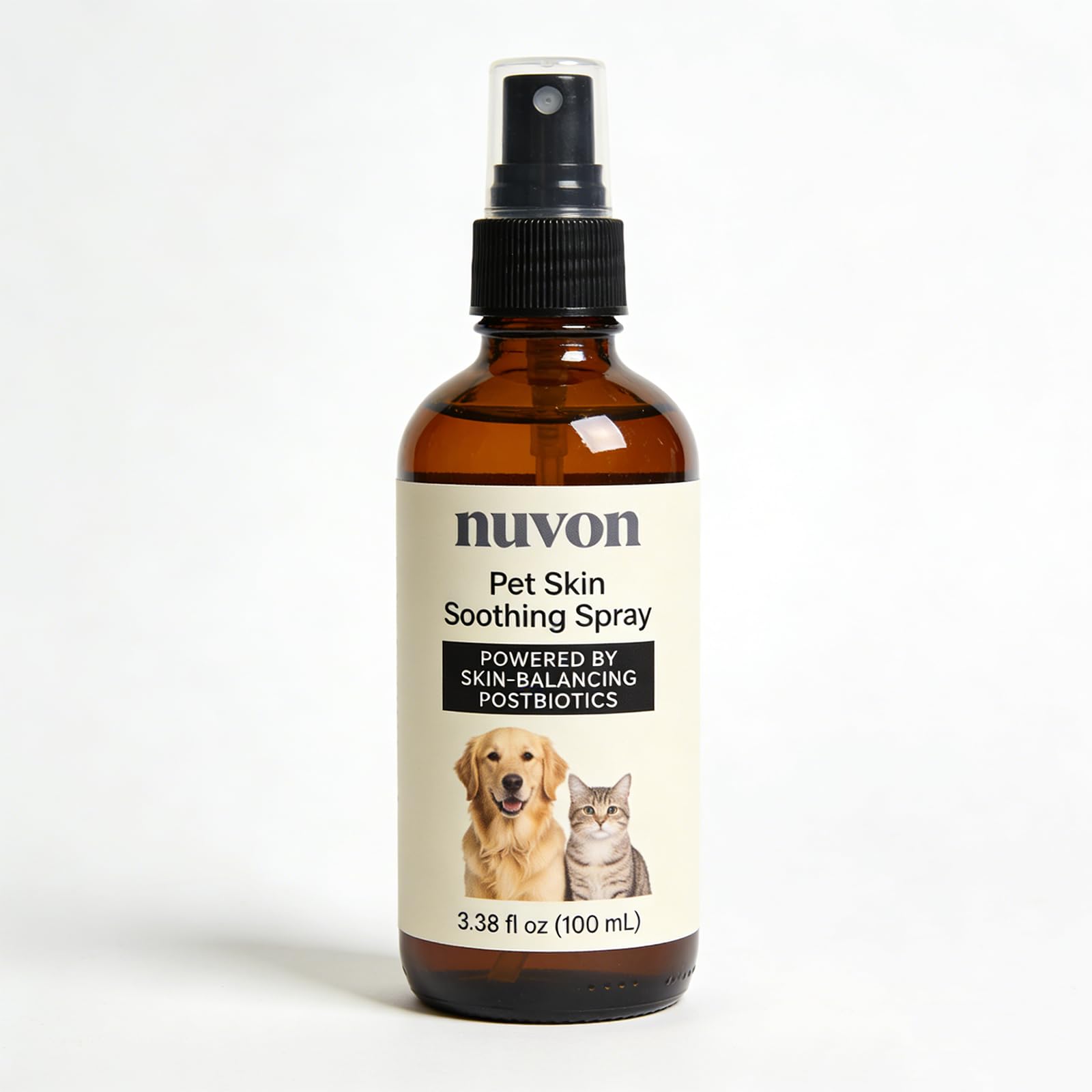 NUVON Pet Skin Soothing Spray, Postbiotics Restoration Spray for Dogs & Cats, Reduce Irritation, Rebuild Skin Barrier - 3.38 fl oz Lwefao Au supplements