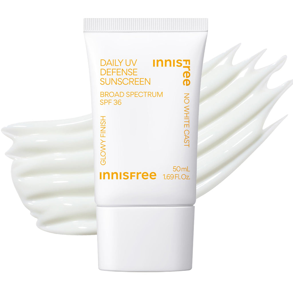 Innisfree Daily UV Defense SPF 36 – Korean Face Sunscreen, Invisible Finish, Broad Spectrum,