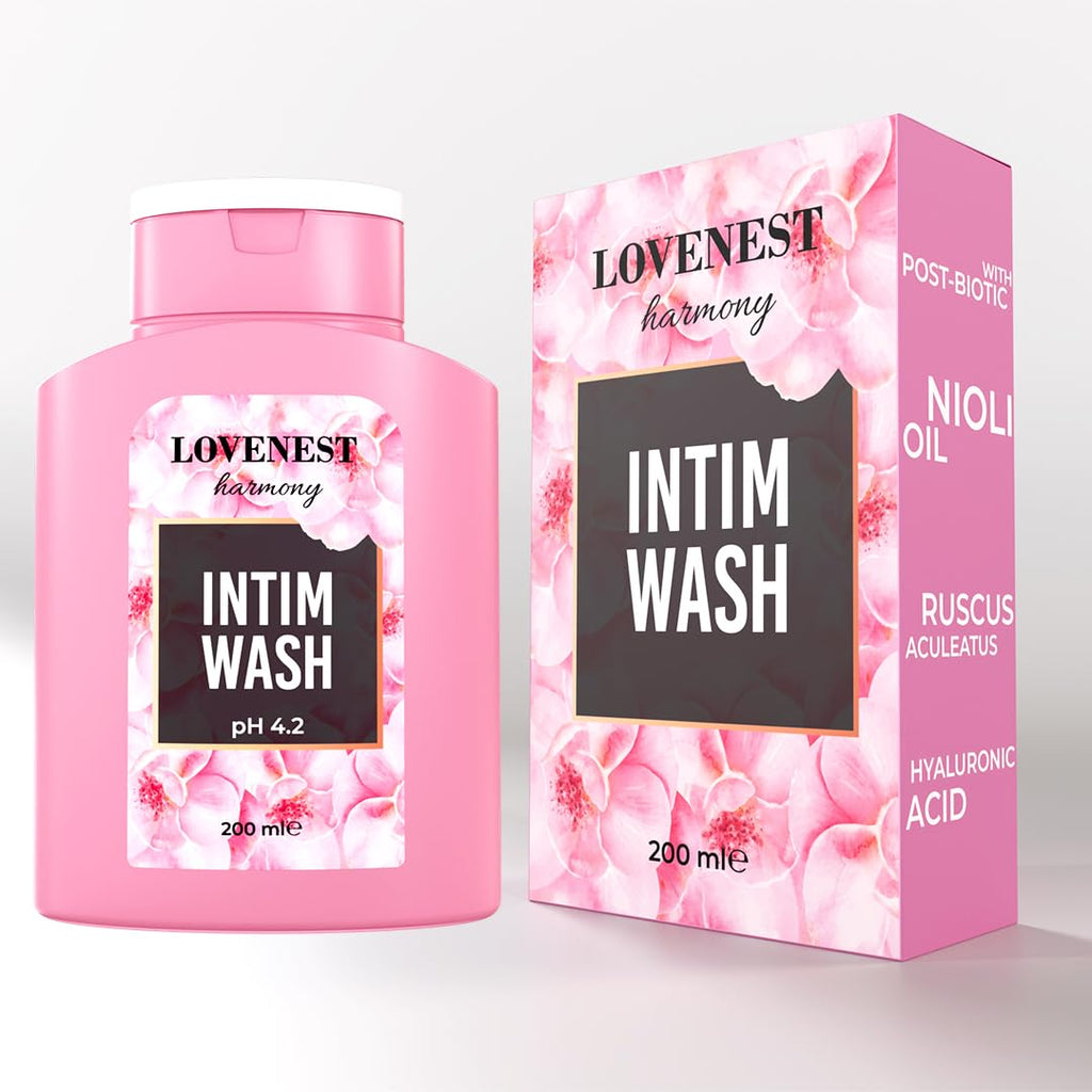Lovenest Intimate Wash for Women – pH Balanced, Odor Control, Postbiotic Formula – Hypoallergenic, Paraben-Free, Derma-Tested Feminine Hygiene Wash 200 mL by Marqueens Beauty MARQUEENSBEAUTY Au supplements
