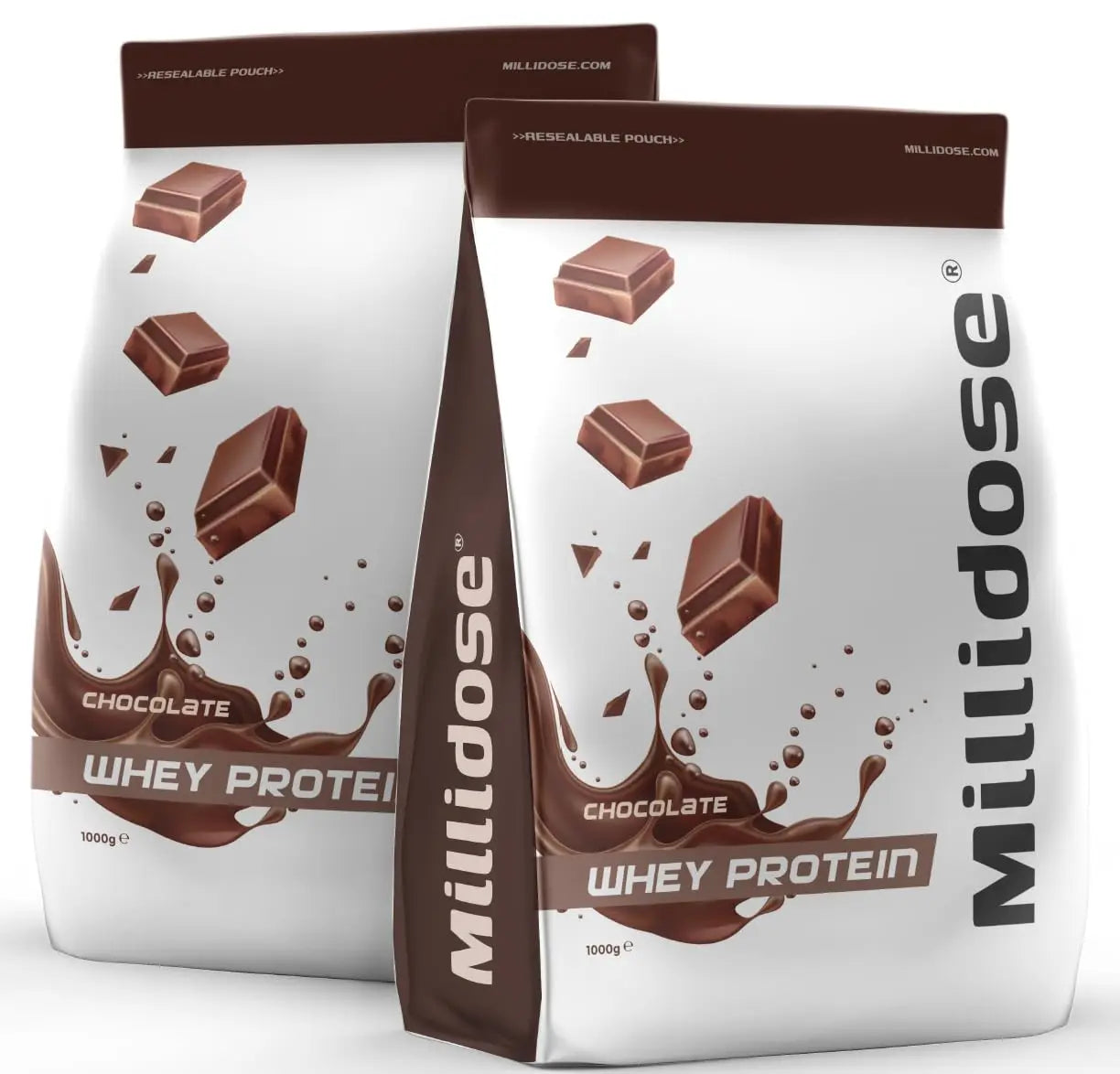 Millidose Chocolate Whey Protein Powder - 1kg of High-Protein Blend with 36g per Serving Generic Au supplements