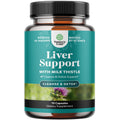Liver Cleanse Detox & Repair - Milk Thistle Supplement for Digestion & Immune Health - Ginger Root, Choline & Dandelion Root