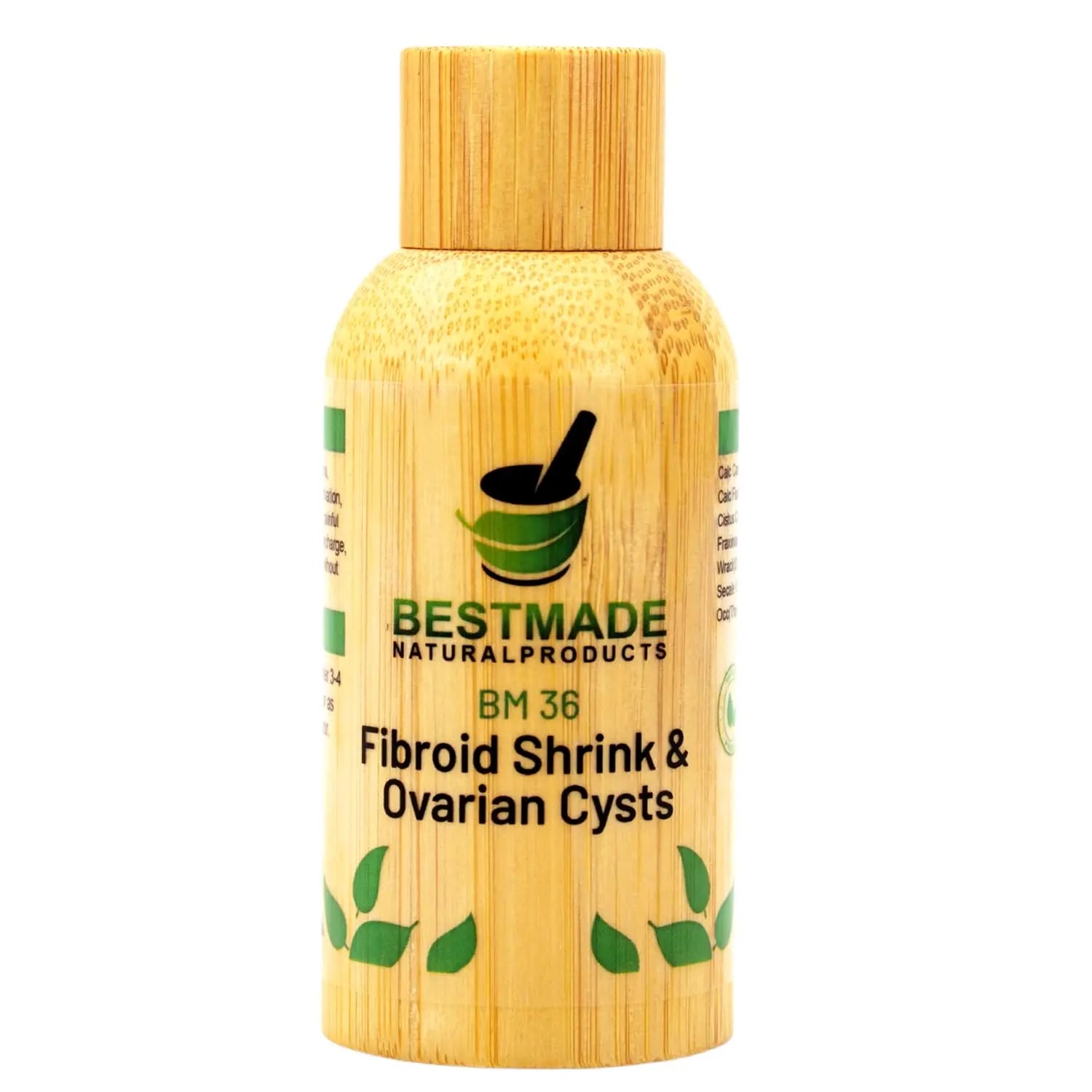 Fibroid Shrink & Ovarian Cysts BM36 - Helps Shrink Fibroids and Ovarian Cysts, Balance Estrogen Levels and Prevent Regrowth, Support for Menstrual Pain and Painful Intercourse, 30 mL Drops | Bestmade Bestmade Naturalproducts.com Au supplements