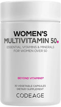 Codeage Women’s Multivitamin 50 - Essential Vitamins for Women Over 50, Methylated Folate, Magnesium, Selenium, Vitamin B6, B12, D3 Antioxidants Codeage Au supplements