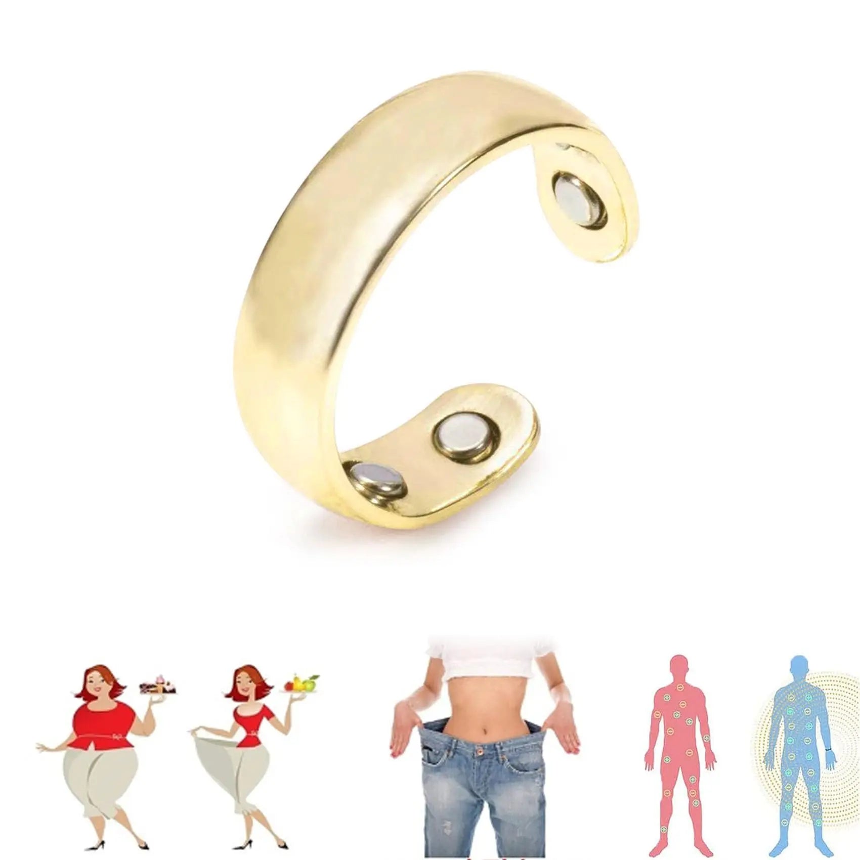 HVZZ Calmi Ring, Olux Rings for Women, Calmi Magnetic Ring for Lymphatic Drainage Arthritis Pain Relief HVZZ Au supplements