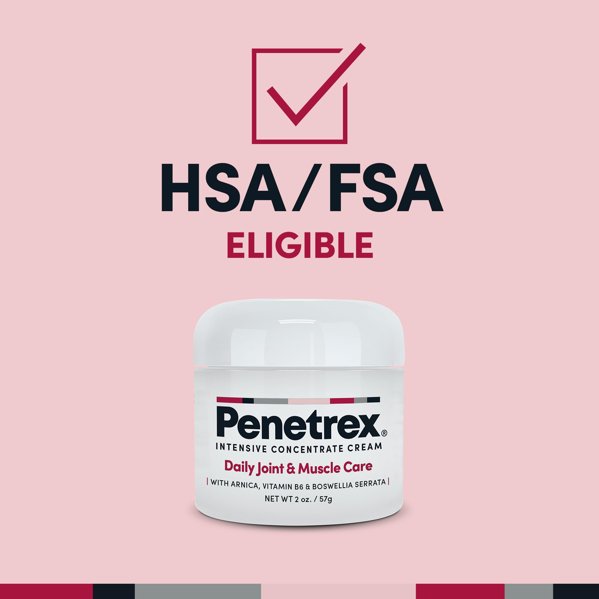 Penetrex Daily Joint & Muscle Care Cream – Soothing Botanical Formula with Arnica, Vitamin B6 & MSM – Lightweight Fast-Absorbing Cream for Everyday Movement - Non-Greasy - Light Scent- 2 oz Penetrex Au supplements