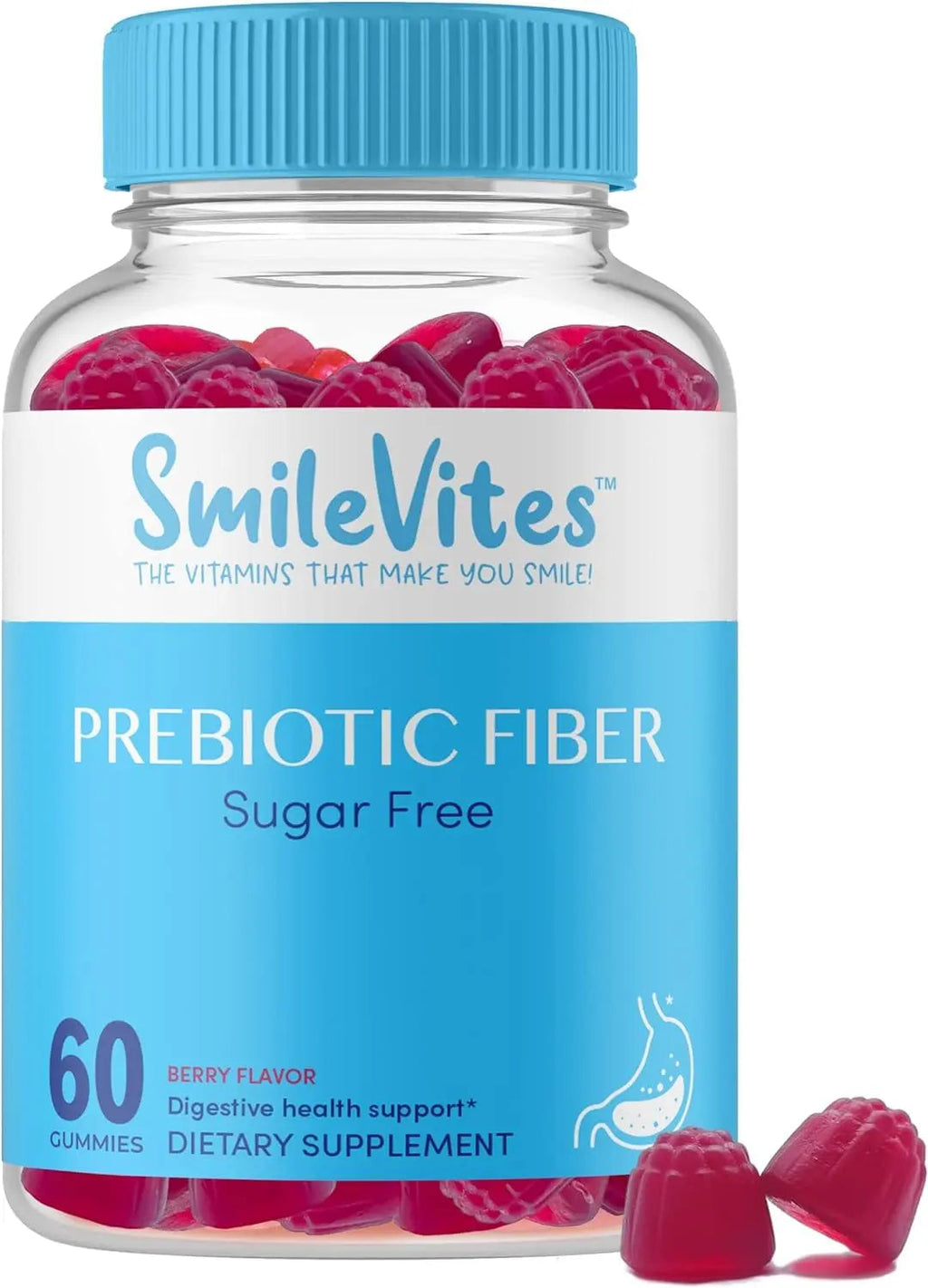 SmileVites Prebiotics Fiber Gummy Digestive Health - Vegan Friendly, GMO Free, Kosher Heartland Pharma Au supplements