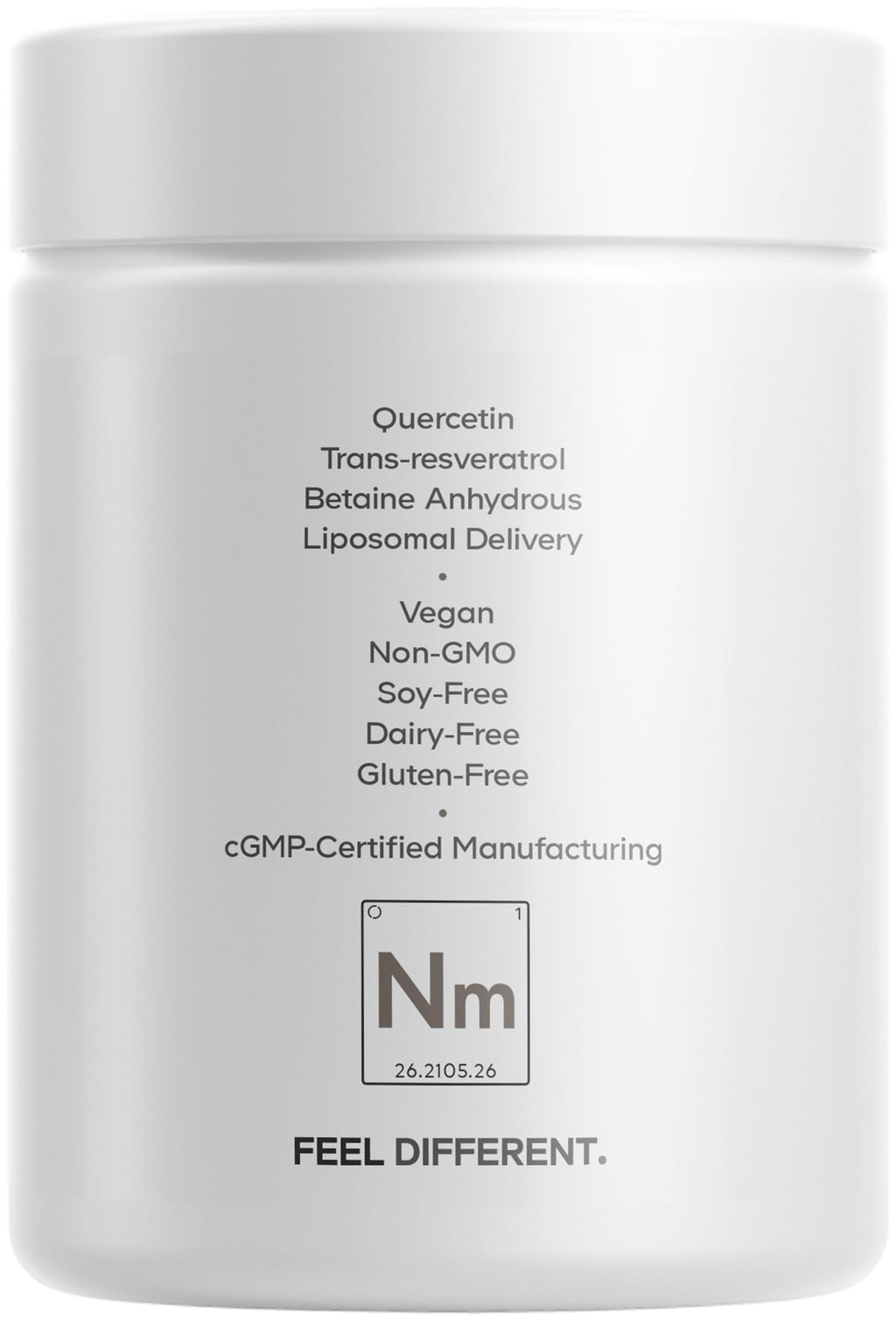 Codeage Liposomal NMN Platinum - 500 mg NMN Supplement, Nicotinamide Mononucleotide, NAD Precursor - Quercetin, Resveratrol, Betaine TMG, Vitamin B2 Riboflavin & Vitamin B12 - Non-GMO - 90 Capsules Codeage Au supplements