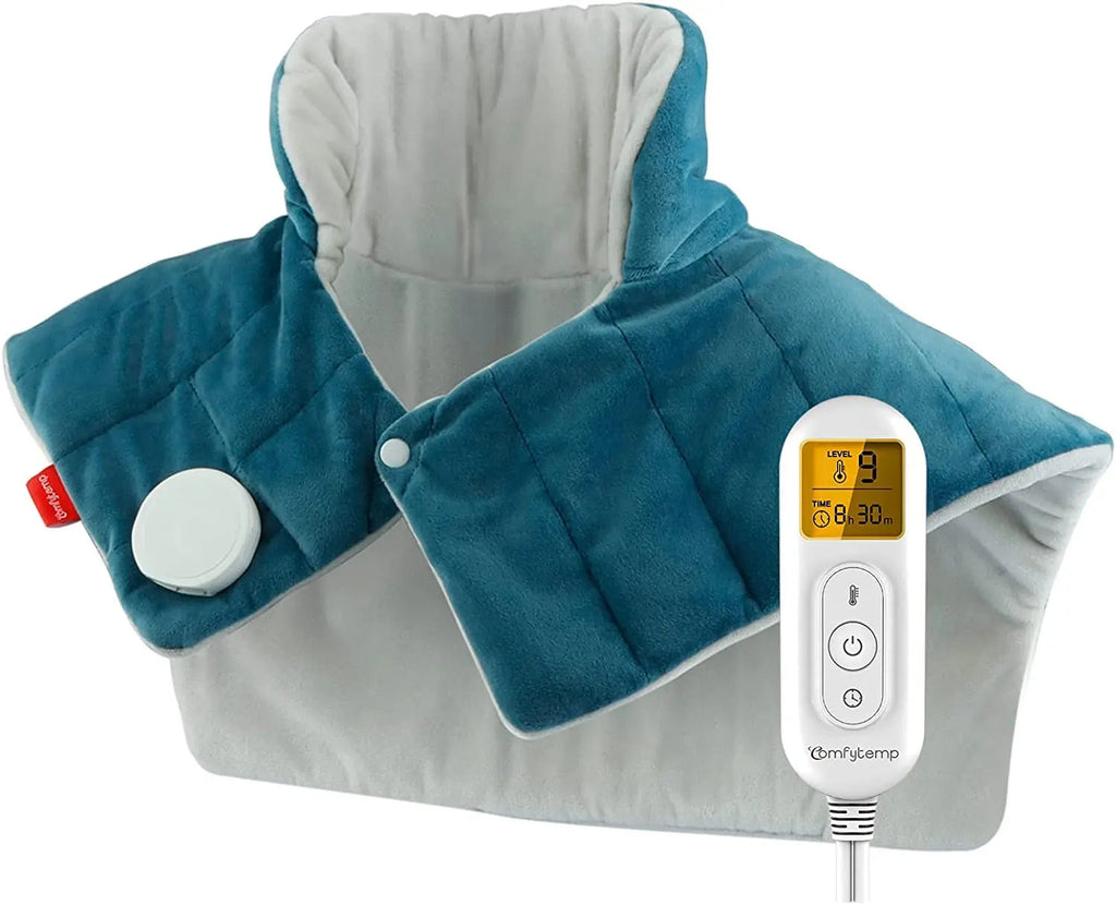 Weighted Heating Pad for Neck and Shoulders, Comfytemp 2.2lb Large Electric Heated Neck Comfytemp Au supplements