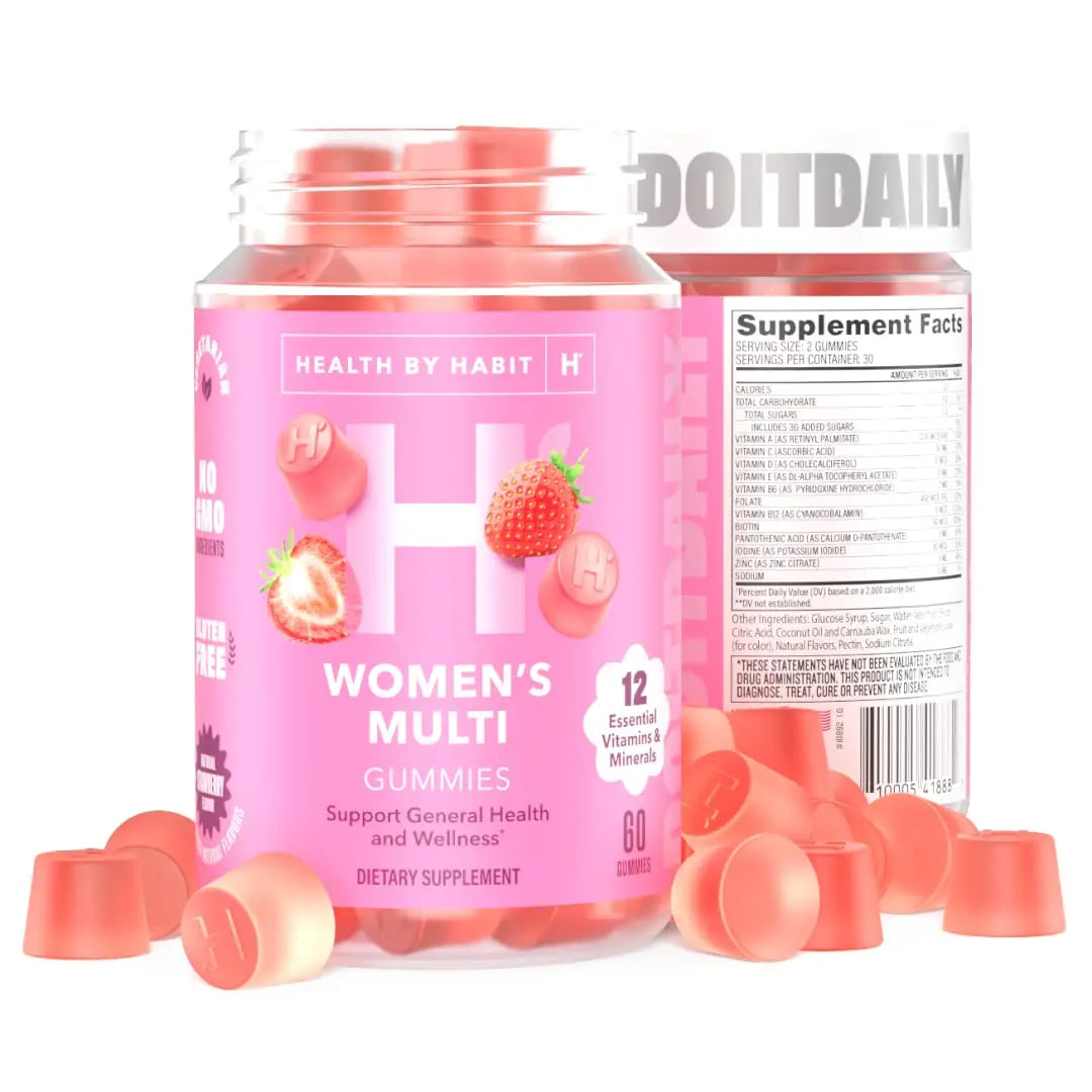 Health By Habit Womens Multivitamin Gummies (60 Gummies) - Non-GMO, Gluten Free Health By Habit Au supplements