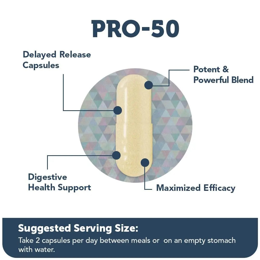 Vitamin Bounty Pro-50 Probiotics Supplement- 13 Probiotic Strains, Gut Health Vitamin Bounty Au supplements